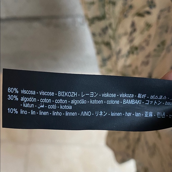 Zara floral ruched dress - Picture 6 of 6